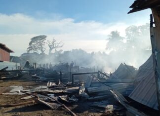 Sembilan rumah musnah dalam kebakaran Semporna | Daily Express Malaysia
